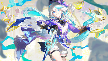 Furina’s Radiant Splash – Genshin Impact Girl, Genshin Impact, girl, video game, Furina (Genshin Impact) HD wallpaper