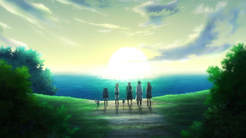 Fairy Tail: 100 Years Quest — Ocean Sunset Reunion, Anime, Fairy Tail, Fairy Tail: 100 Years Quest HD wallpaper