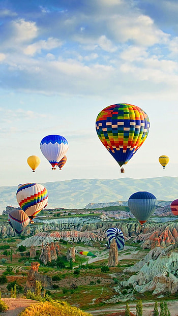 Unique, Parachute HD phone wallpaper