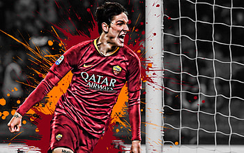 Nicolò Zaniolo, AS Roma, Italian, Nicolo Zaniolo, Soccer, Football HD wallpaper