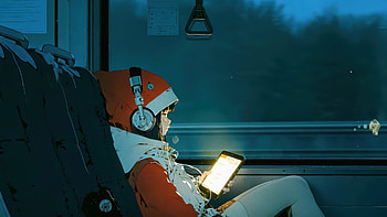 Santa Girl S Quiet Journey Home On A Christmas Night, home, christmas, night, lamp, artwork, art, digital-art, artist HD wallpaper