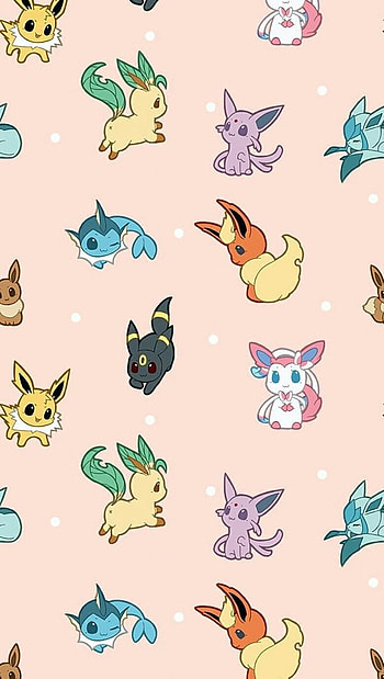 Pokemon, Eevee, And Cute - Cute Pokemon Background -, Cute Eevee Evolutions HD phone wallpaper
