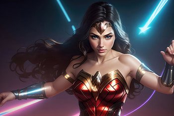 Wonder Woman Mythic Power, wonder-woman, superheroes, artist, artwork, digital-art, deviantart HD wallpaper