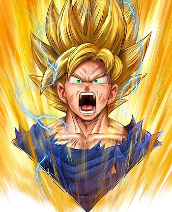 Dragon ball, main_character, vegeta, art, goku, drawing, yellow, dragon_ball, anime, superpower HD phone wallpaper