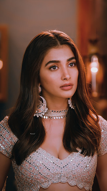 Pooja Hegde, eye, beast HD phone wallpaper