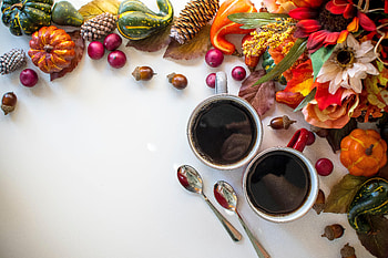 Food, Autumn, Coffee, Still Life, Cup, Spoons HD wallpaper