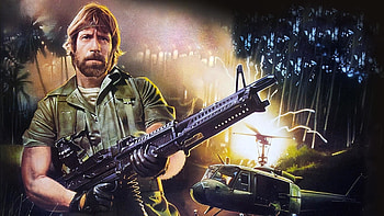 Chuck Norris, Tough guy persona, Famous actor, Engaging backgrounds HD wallpaper