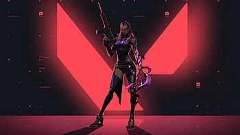 Valorant, Reyna with gun, 2020 HD wallpaper