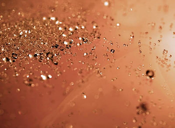 Red Dust, tiny jewels, gemstones, glittering, on brown HD wallpaper