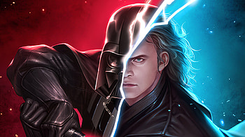 Darth Vader Split Art, darth-vader, movies, artwork, artstation HD wallpaper