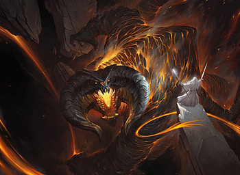 Balrog, Fearsome creature, Enigmatic entity, Striking ry HD wallpaper