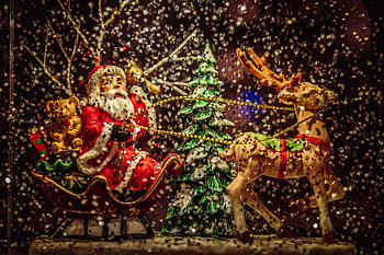 Holidays, New Year, Santa Claus, Toys, Christmas, Statuette HD wallpaper