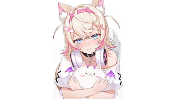 Mococo Abyssgard, hololive, sad, Anime, Virtual Youtuber, sad anime HD wallpaper