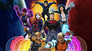 Superboy, Zatanna, Kid Flash, Rocket, Robin, Artemis and Aqualad Young Justice HD wallpaper