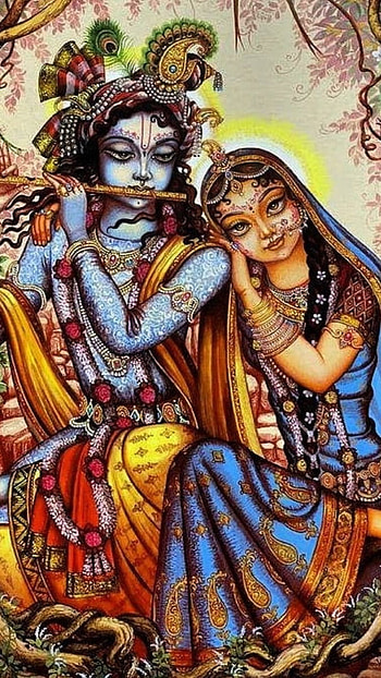 Radha Krishna , God, Vishnu HD phone wallpaper