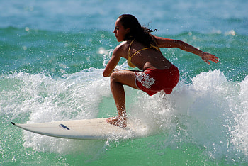 Surfing girl, Sports, Top backgrounds, Surf girl HD wallpaper