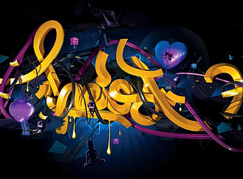 Sequence, 3d, golden typography HD wallpaper