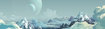 dual monitor, digital art, mountain, Japanese Dual Screen HD wallpaper