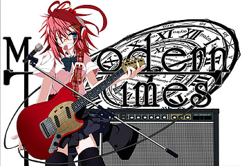 Guitar Girl, anime, wall, girl, new, beauty HD wallpaper