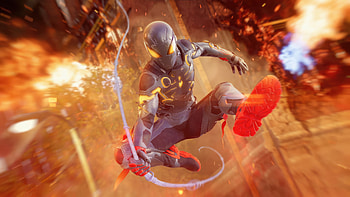 Marvels Spider Man 2 Encoded Suit, marvels-spider-man-2, spiderman, 2023-games, ps5-games, games HD wallpaper