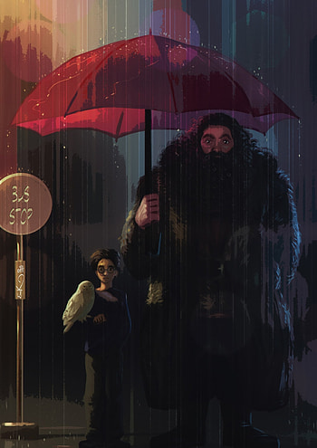 Hagrid, Kind-hearted giant, Loyal friend, Magical creatures HD phone wallpaper