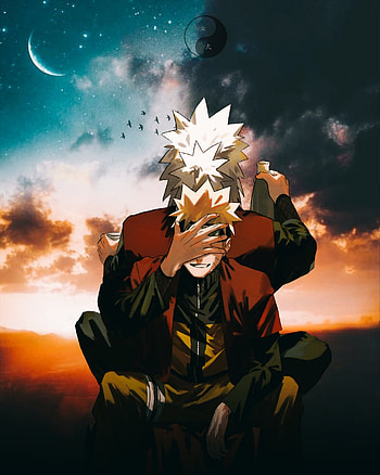 Jiraya and naruto, cloud, sky HD phone wallpaper
