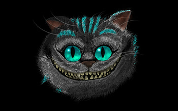 Cheshire Cat , Imaginative designs, Mysterious allure, Alice's companion HD wallpaper