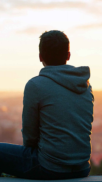Sad, Lonely Boy HD phone wallpaper