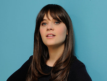 Aqua eyes, Zooey Deschanel, brunette HD wallpaper