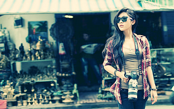 graphy, women, , female, camera HD wallpaper