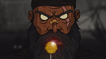 Big Man With Lolipop, lolipop, artist, artwork, digital-art HD wallpaper