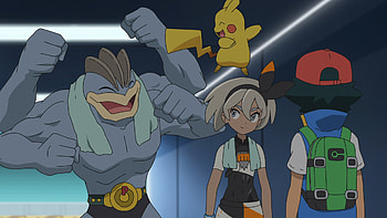 Pokémon Ultimate Journeys - Bea and Machamp in Action, Bea (Pokémon), Anime, Pokémon Ultimate Journeys: The Series HD wallpaper