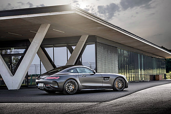 Mercedes AMG GT C Edition 50 2017 Rear, mercedes-amg, mercedes, cars, 2017-cars HD wallpaper