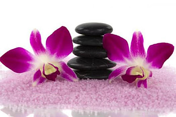 Spa flowers, Flowers, Pink, Stones, Orchids HD wallpaper