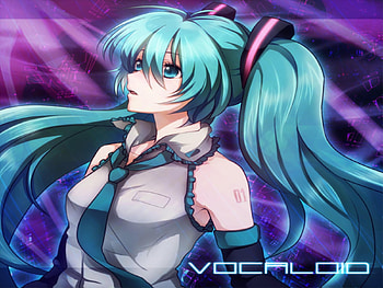 Hatsune Miku, blue, awesome, cute, vocaloid, beauty, nice, miku, vocaloids, hatsune, blue eyes, twintail, blue hair, beautiful, tie, purple, anime, pretty, cool HD wallpaper
