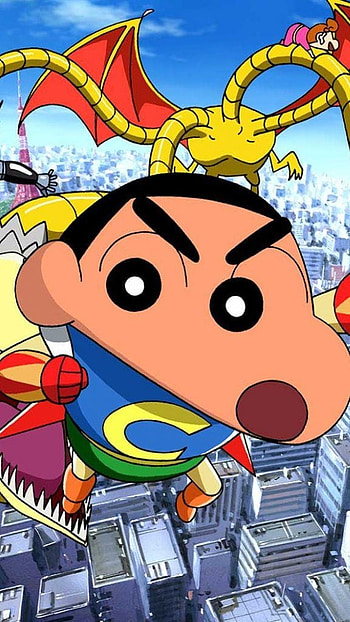 Shinchan And Doraemon, Cartoon, Shinchan HD phone wallpaper