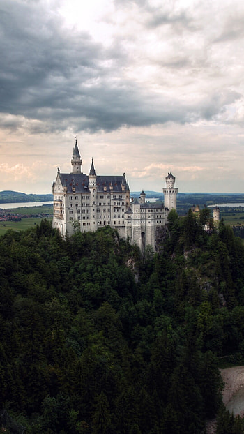 Neuschwanstein Castle, Man-made HD phone wallpaper