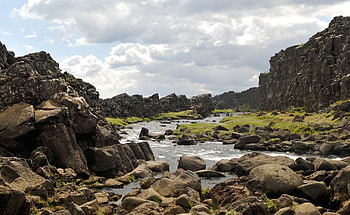 Thingvellir National Park, Perflexed, Iceland, Ingvellir National Park HD wallpaper