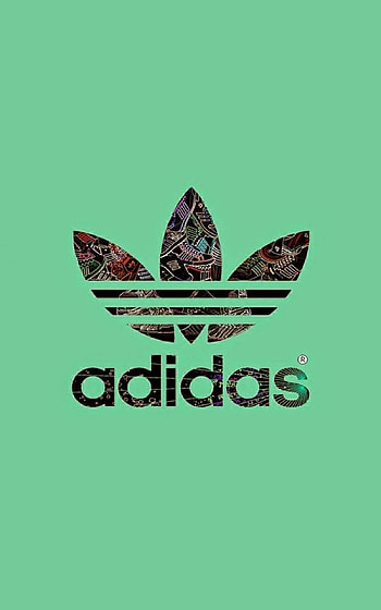 Adidas logo, Black background, , Brand promotion HD phone wallpaper