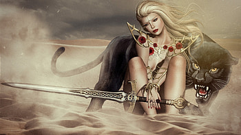 Fantasy artwork art women girl girls female warrior | | 822764 | UP HD wallpaper