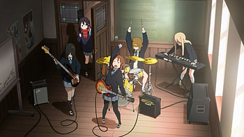 K-On! Anime, Windows Vista, Mio Akiyama, Azusa Nakano HD wallpaper