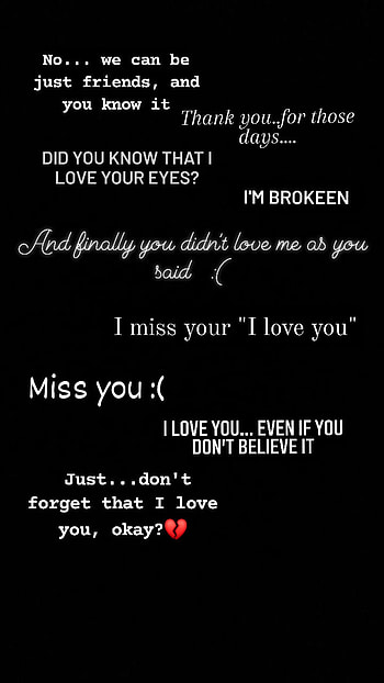I LOVE YOU :(, By HD phone wallpaper