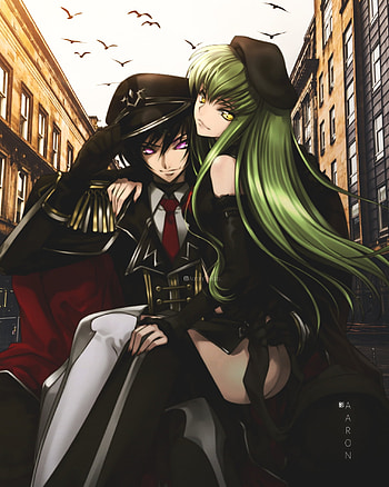 Lelouch and C.c, Code Geass, Anime , Lelouch vi Britannia, Lelouch and c.c HD phone wallpaper