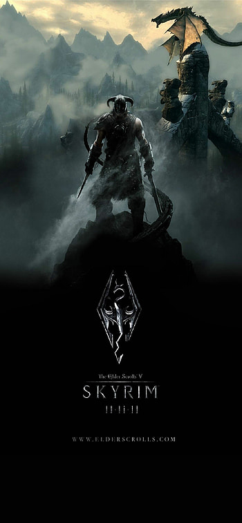 Poster, Skyrim HD phone wallpaper
