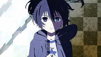 Anime, Shine, Light, Shadow, Girl, Brunette HD wallpaper