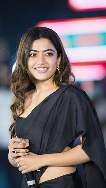 Rashmika 663, Beauty, actress, beautiful, Rashmika Mandanna, saree HD phone wallpaper