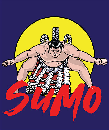 Sumo, Traditional sport, Iconic logo, Japanese cultural heritage HD phone wallpaper