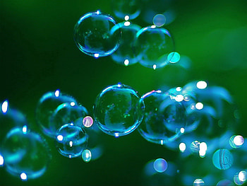 Background, Bubbles, Macro, Shine, Light, Brilliance HD wallpaper