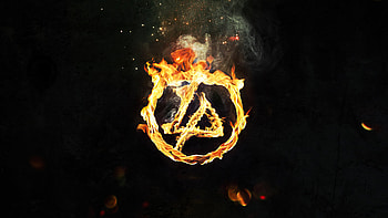 Linkin Park Burning In The Skies, linkin-park, music, logo HD wallpaper