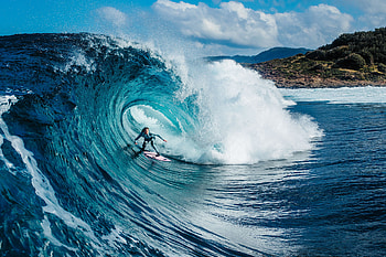 Laura Enever, Girl Surfing HD wallpaper
